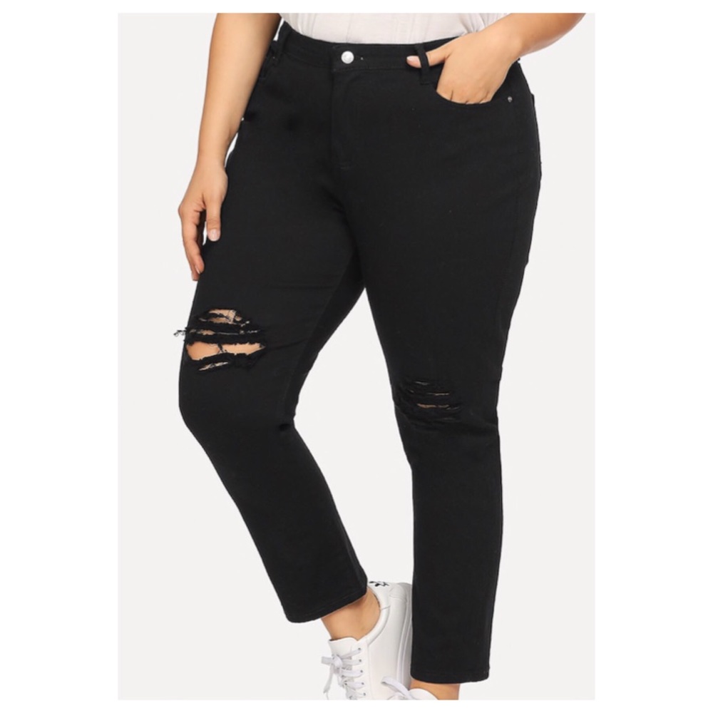 ➕Black Ripped Jeans - Picture 3 of 5